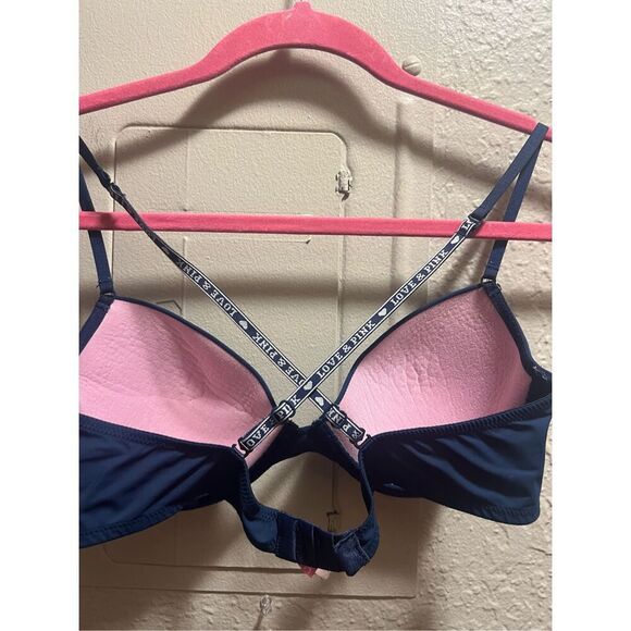 PINK By Victoria’s Secret Blue Bra Woman’s Size 36B - Picture 8 of 11